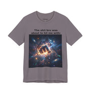 LOLForge- Made you flinch t-shirt/Cosmic Humor Tee, Funny Graphic T-Shirt, Unisex Short Sleeve Shirt, Gift for Friends, Casual Wear, Humor Apparel